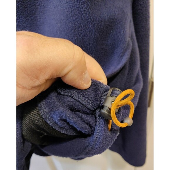 Woolrich Navy Blue Fleece Jacket Sweater Men's Size XL - Picture 4 of 5